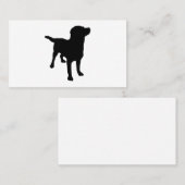 ドッグシルエット 名刺 (正面/裏面)