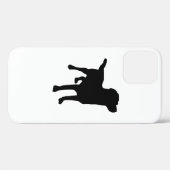 ドッグシルエット Case-Mate iPhoneケース (裏面 (横))