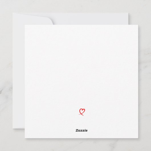 ドッグシンプルおもしろいから来たファーメリークリスマス シーズンカード (裏面)