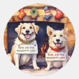 ドッグスいけなクリスマ封筒用シールシール ラウンドシール