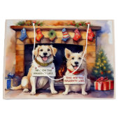 ドッグスいけなクリスマ抱き枕 ラージペーパーバッグ (正面)