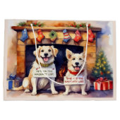 ドッグスいけなクリスマ抱き枕 ラージペーパーバッグ (裏面)