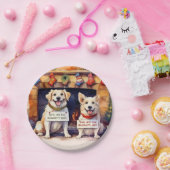 ドッグスいけなクリスマ紙プレート ペーパープレート (パーティー)