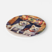 ドッグスいけなクリスマ紙プレート ペーパープレート (アングル)