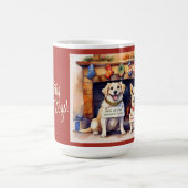 ドッグスいけなレッドのクリスマスマグカップ コーヒーマグカップ (中央)