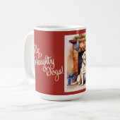 ドッグスいけなレッドのクリスマスマグカップ コーヒーマグカップ (正面左)