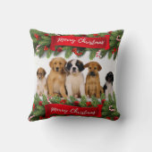 ドッグスのクリスマスフォト クッション (裏面)