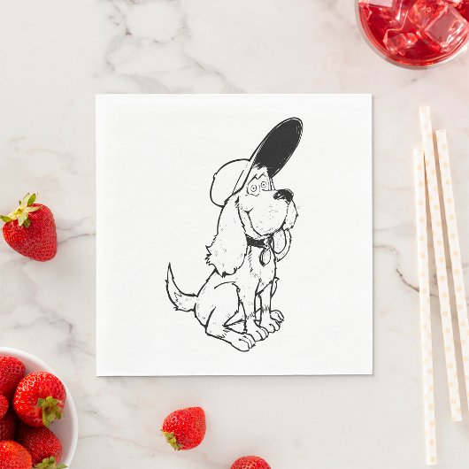 ドッグスケッチ スタンダードランチョンナプキン