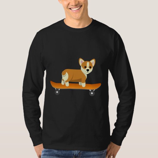 ドッグスケーターCorgi Tシャツ (正面)