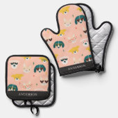 ドッグスサングラスグラス 鍋つかみ&鍋敷きセット (正面/裏面)