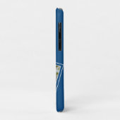 ドッグスタイリッシュ引用文ブルーペット写真 Case-Mate iPhoneケース (裏面/左)