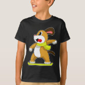 ドッグスノーボードウィンタースポーツ Tシャツ (正面)