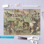 ドッグズのティッシュペーパー 薄葉紙 (クラフト)