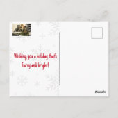 ドッグズアットザツリーファームヴィンテージ ポストカード (裏面)