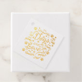 ドッグズアラブポーとハートタイポグラフィ フェイバータグ (箱)