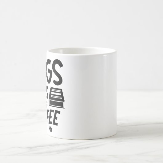 ドッグズブックスコーヒータイポグラフィ引用文ことわざ読ズ コーヒーマグカップ (中央)