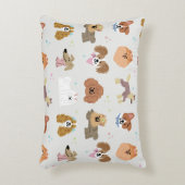 ドッグズペットキッズルーム子供部屋デコール アクセントクッション (正面(垂直))