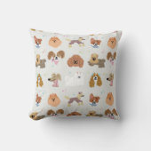 ドッグズペットキッズルーム子供部屋デコール クッション (正面)