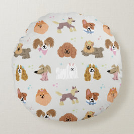 ドッグズペットキッズルーム子供部屋デコール ラウンドクッション
