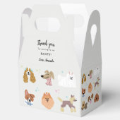 ドッグズペット子供の誕生日パーティー フェイバーボックス (オープン)