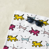 ドッグズボーンズRYグラフィティスタイル名ビーチタオル ビーチタオル (インサイチュ)