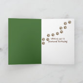 ドッグズポーインハンド誕生日 カード (内部)