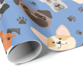 ドッグズラッピング紙 ラッピングペーパー (ロールコーナー)