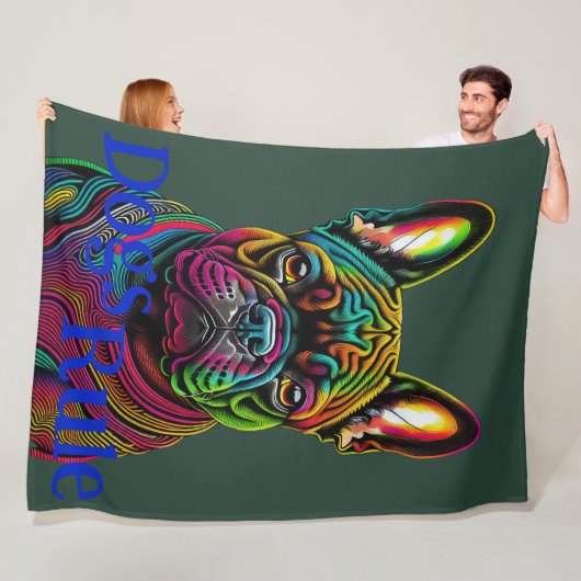 ドッグズルールゴールデンレトリバー フリースブランケット (インサイチュ)