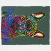 ドッグズルールゴールデンレトリバー フリースブランケット (正面(横))