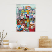 ドッグズレストラン ポスター (キッチン)