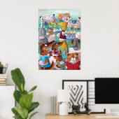 ドッグズレストラン ポスター (ホームオフィス)