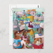 ドッグズレストラン ポストカード (正面/裏面)