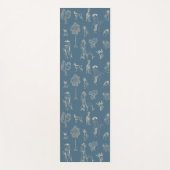 ドッグズレディトイレドゥジュエダークターコイズ ヨガマット (正面)