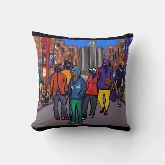 ドッグタウンシティデトロイト クッション (正面)