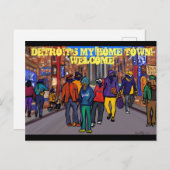 ドッグタウンシティ-デトロイト シーズンポストカード (正面/裏面)