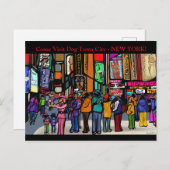 ドッグタウンシティ – ニューヨーク シーズンポストカード (正面/裏面)