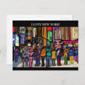 ドッグタウンシティ – ニューヨーク シーズンポストカード (正面/裏面)