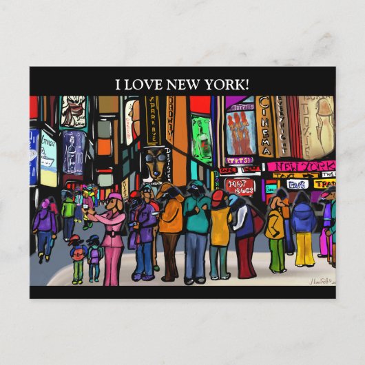 ドッグタウンシティ – ニューヨーク シーズンポストカード (正面)