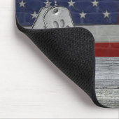 ドッグタグマウスパッド付きドイツの羊飼い マウスパッド (コーナー)