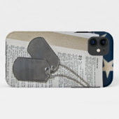 ドッグタグ付き詩編23 Case-Mate iPhoneケース (裏面(横))