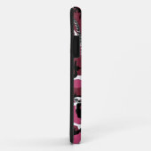 ドッグタッグとのピンクの迷彩柄 Case-Mate iPhoneケース (裏面/右)