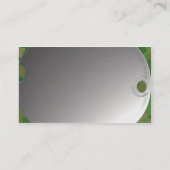 ドッグタッグの迷彩柄のスタイル 名刺 (裏面)