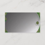 ドッグタッグの迷彩柄のスタイル 名刺 (裏面)