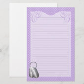 ドッグタッグNの点 便箋 (正面/裏面)