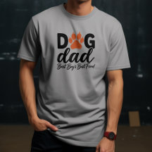 ドッグダッドの肉球プリントTシャツ｜モダンで存在感のあるデザイン