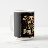 ドッグダッド - 愛する犬の誇りある父親 コーヒーマグカップ (正面左)