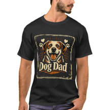 ドッグダッド - 愛する犬の誇りある父親 Tシャツ