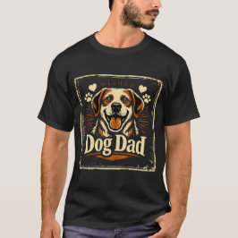 ドッグダッド - 愛する犬の誇りある父親 Tシャツ