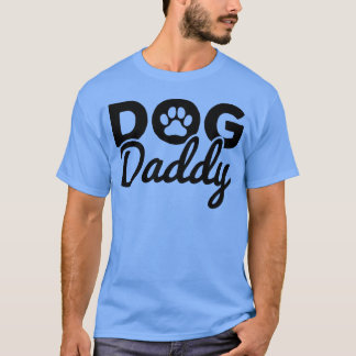 ドッグダディSドッグポー誇りを持った犬のオーナーダディレトロfor Tシャツ