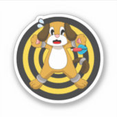 ドッグダーツダーツダーツボード シール (正面)